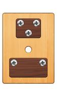 Wood Puzzle Nuts & Bolts الملصق