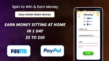 Spin to Win Earn Money Poster