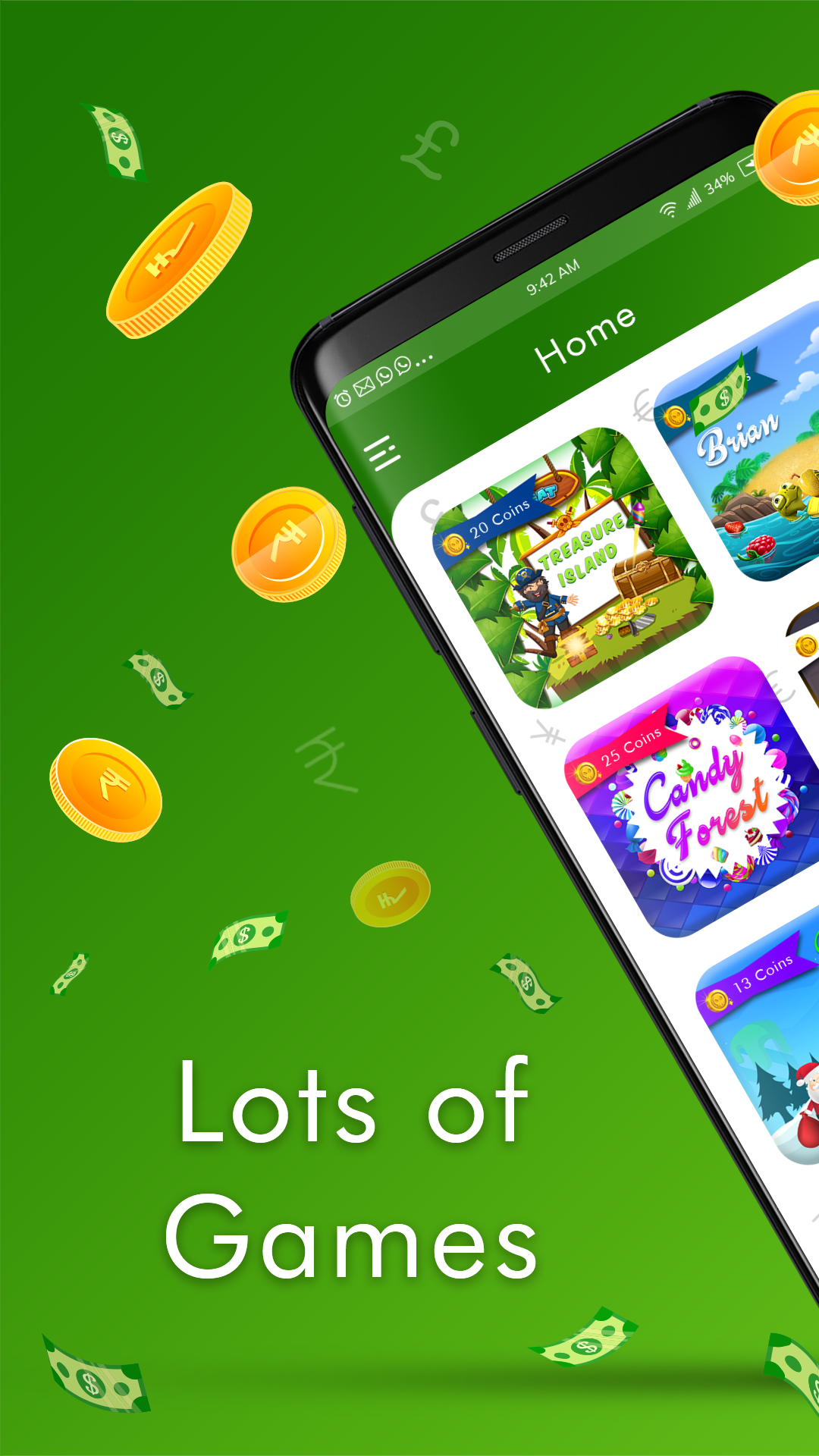 Real money game apps for android