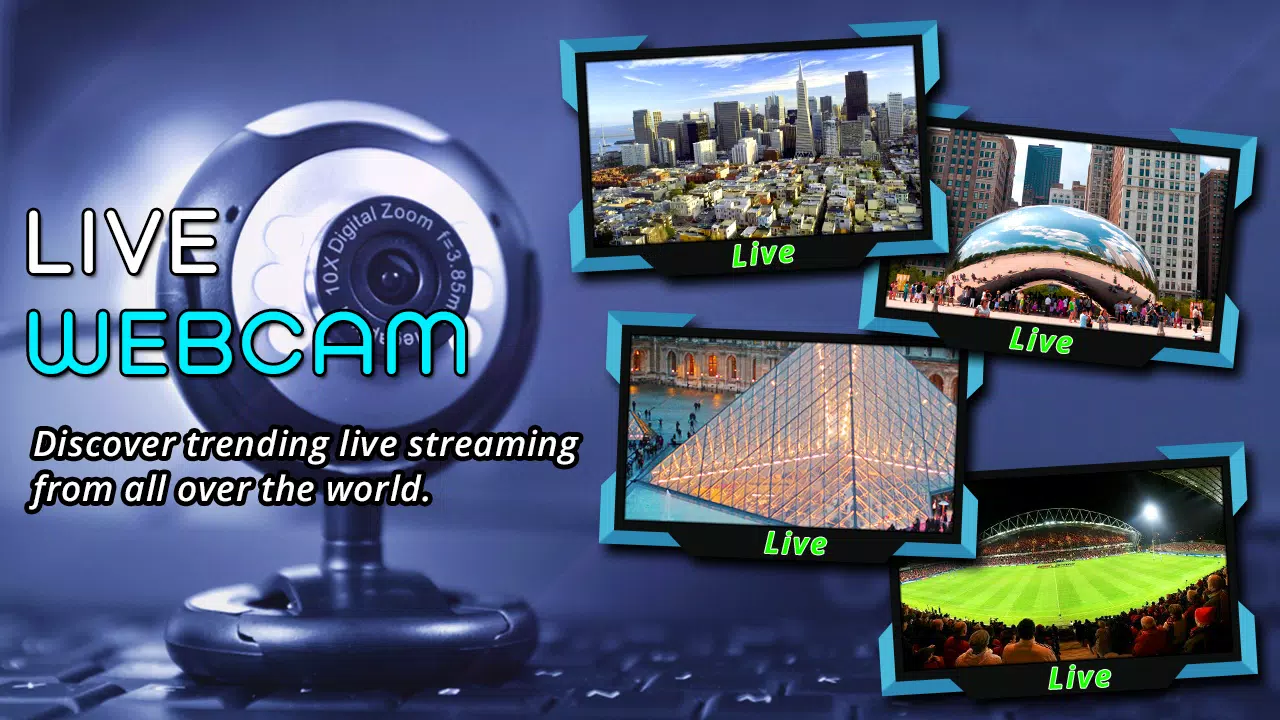 Terre Webcam:Visionneuse de caméra direct et monde APK pour Android  Télécharger