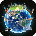 SpaceEarth: map country,animal 아이콘