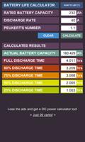 DC Battery Life Calc Free Cartaz