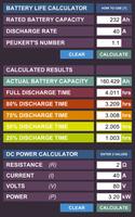 DC Battery Life Calculator ảnh chụp màn hình 2