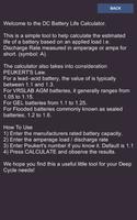 DC Battery Life Calculator ảnh chụp màn hình 3