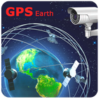 GPS、 地球カメラ、 衛星地図＆ ストリートビュー アイコン