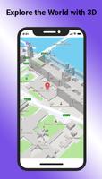 GPSライブ世界衛星地図と地球ビューナビゲーション スクリーンショット 1