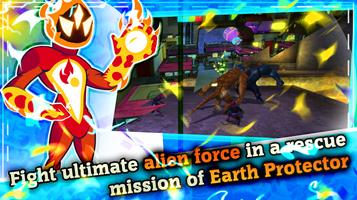 Earth Protector: Alien Heroes اسکرین شاٹ 2