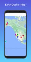 Earthquake Alert - Map Affiche
