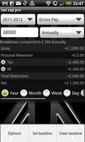 tax zap - UK tax calculator capture d'écran 1