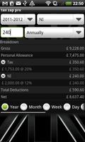tax zap - UK tax calculator capture d'écran 3