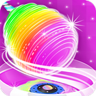 Make & Eat Candy Game: Cute Cotton Candy Games icône