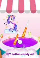 Make & Eat Candy Game: Cute Cotton Candy Games capture d'écran 2