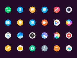 Miui 15 - Icon Pack (Round) ポスター