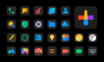 MiDark - Icon Pack ポスター