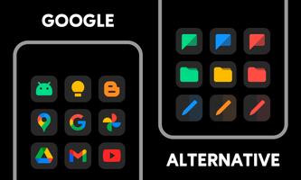 MiDark - Icon Pack اسکرین شاٹ 2