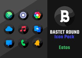 Bastet - Icon Pack (Round) پوسٹر