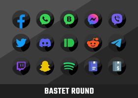 Bastet - Icon Pack (Round) تصوير الشاشة 3