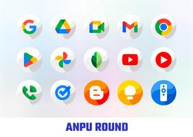 Anpu - Icon Pack (Round) capture d'écran 2