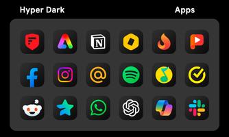 HyperDark - Icon Pack screenshot 3