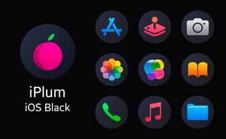 iPlum - Icon Pack (Round) الملصق