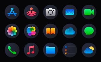 iPlum - Icon Pack (Round) تصوير الشاشة 1