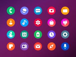 OneNeo 4 - Icon Pack (Round) Affiche