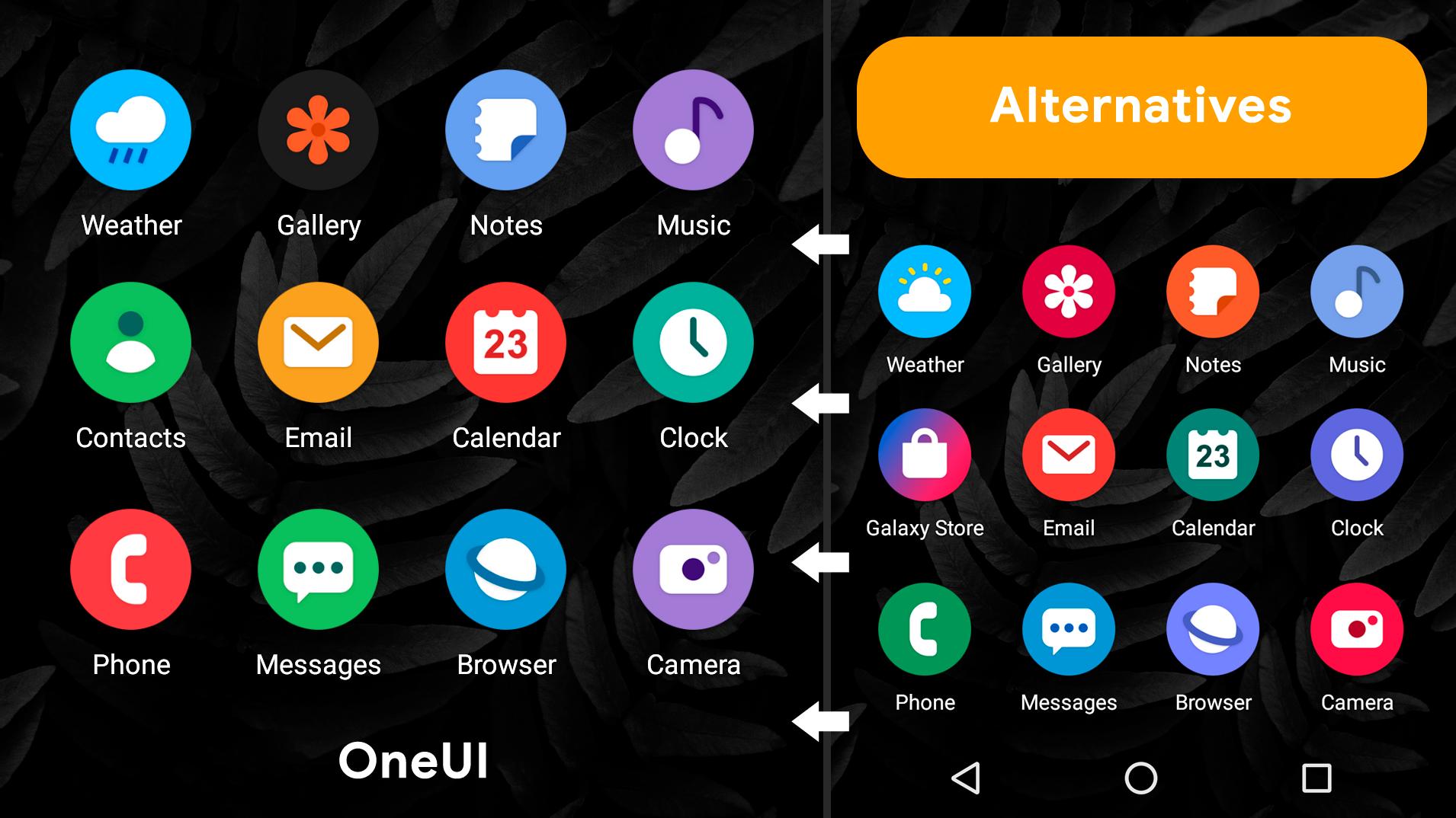 OneUI 2 - Round Icon Pack para Android - APK Baixar