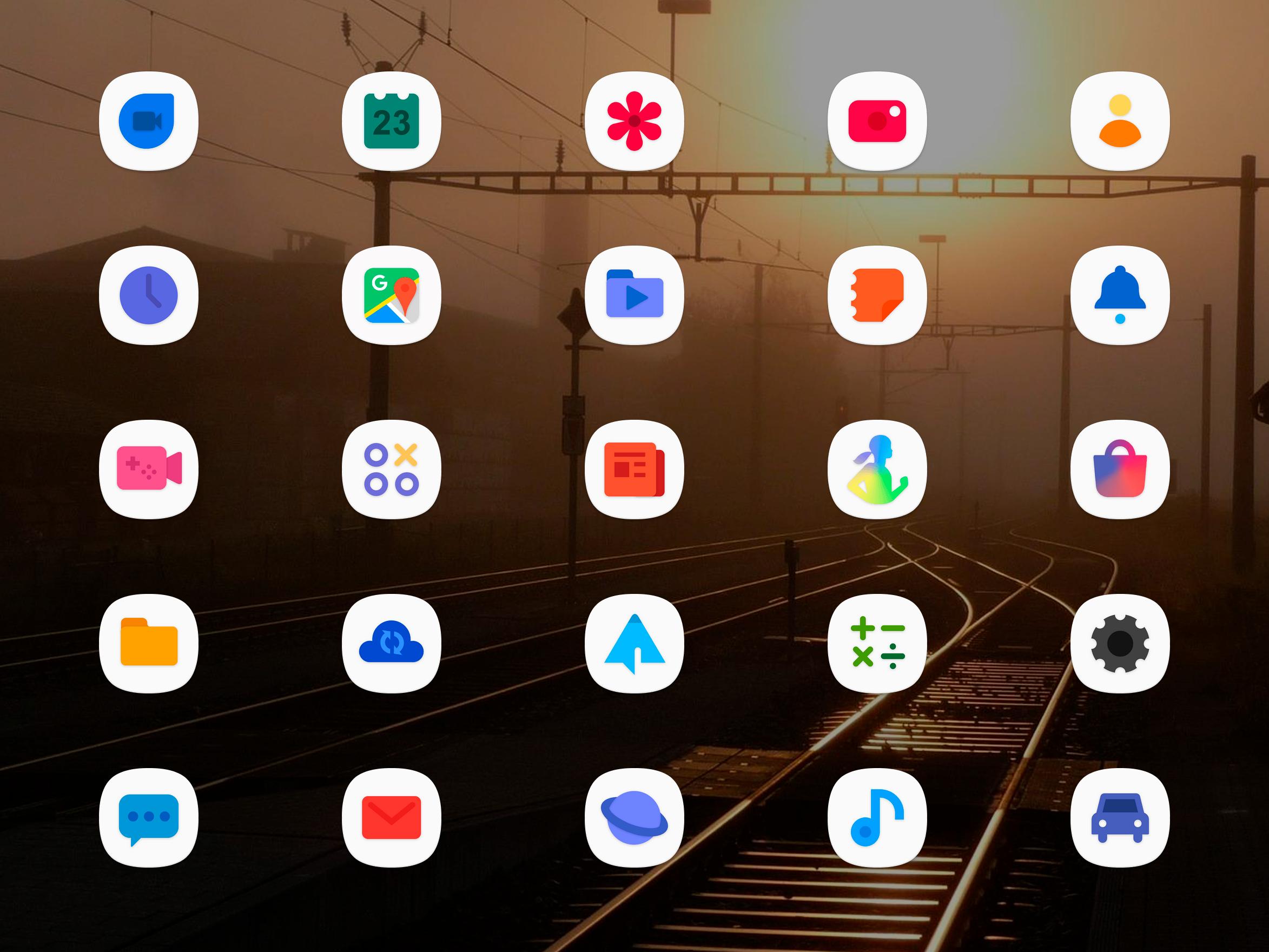 Android için OneUI 2 White - Icon Pack - APK'yı İndir