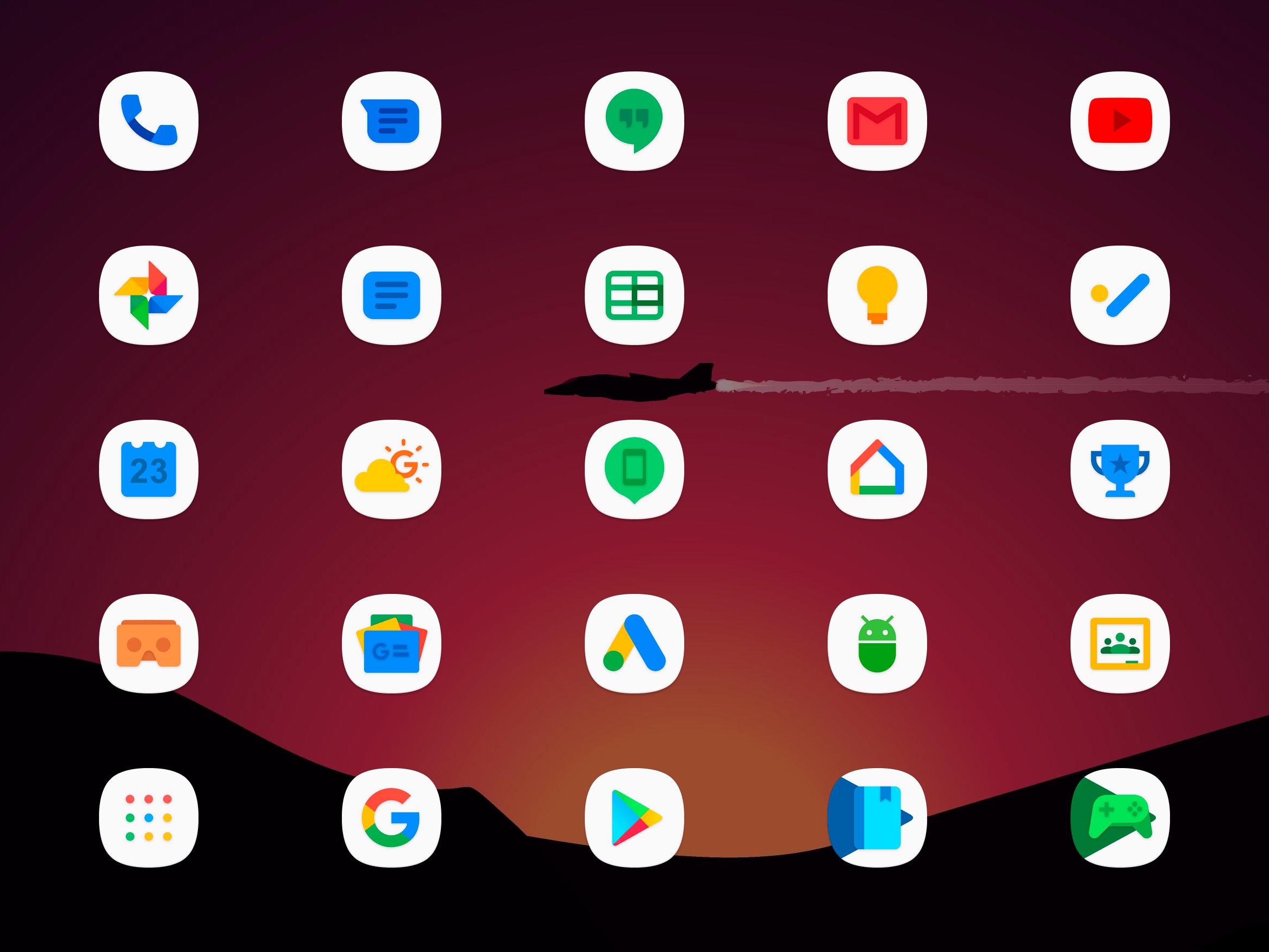 Android için OneUI 2 White - Icon Pack - APK'yı İndir