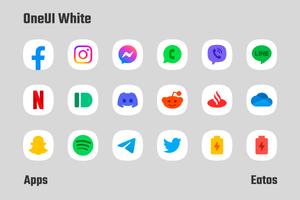 OneUI White - Icon Pack syot layar 2