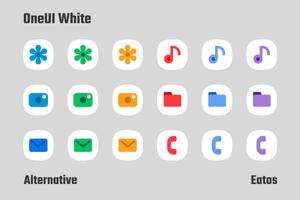 برنامه‌نما OneUI White - Icon Pack عکس از صفحه