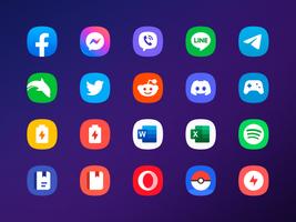 برنامه‌نما OneUI 4 - Icon Pack عکس از صفحه