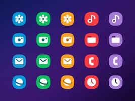 برنامه‌نما OneUI 4 - Icon Pack عکس از صفحه