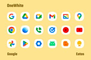 OneWhite - Icon Pack screenshot 1