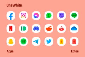 OneWhite - Icon Pack screenshot 2
