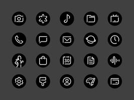 Blaux - Icon Pack (Round) Affiche