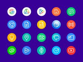 Delux - Icon pack (Round) скриншот 1