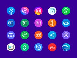 Delux - Icon pack (Round) скриншот 2