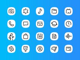 Whiux White - Icon Pack تصوير الشاشة 1