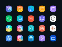 Delux - Icon Pack スクリーンショット 1