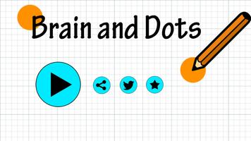 Brain and Dots Affiche