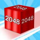 Fusion en 2048 : jeu Cube 3D icône