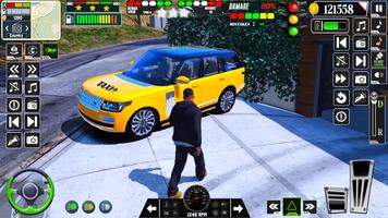 jeu de taxi taxi sim 3d Affiche
