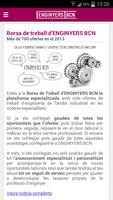 ENGINYERS BCN - Borsa Treball تصوير الشاشة 1