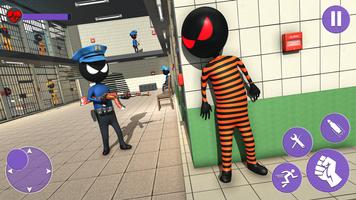 Stickman Jailbreak Escape Game تصوير الشاشة 1