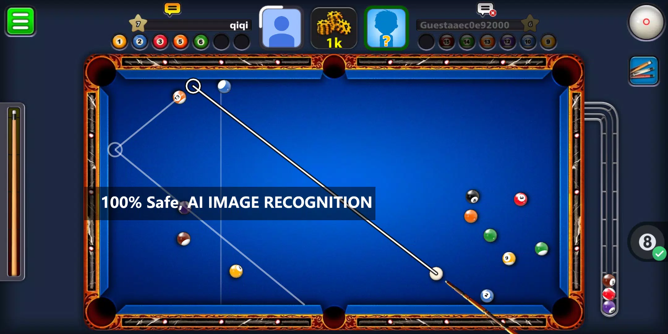 Aiming Expert for 8 Ball Pool APK للاندرويد تنزيل