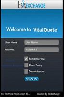 VitalQuote Mobile โปสเตอร์