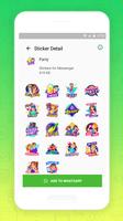 Cool Stickers for WhatsApp Messenger WAStickerApps capture d'écran 1