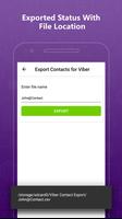 Export Contacts Of Viber : Marketing Software captura de pantalla 3