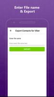Export Contacts Of Viber : Marketing Software capture d'écran 1